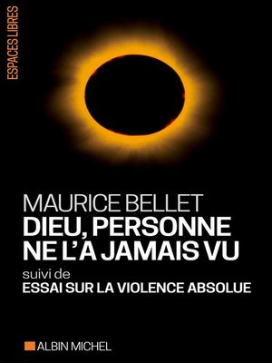 cover image of Dieu, personne ne l'a jamais vu